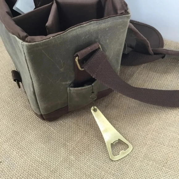 Legacy Picnic Time Beer/Water Caddy Cooler Tote With Opener NWT - Picture 9 of 10